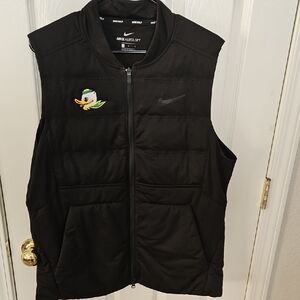 Nike Black Insulated Vest with Logo